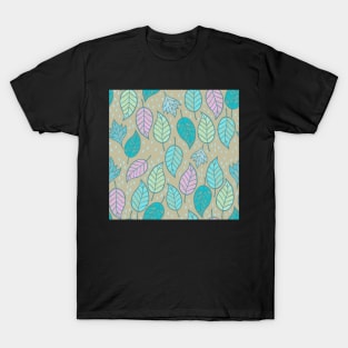 Falling frosty leaves T-Shirt